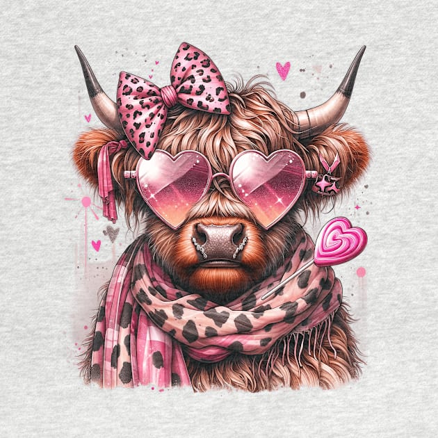 Cow Valentine T Shirt Valentine T shirt For Women by Xamgi